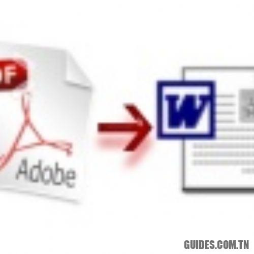 Un excellent logiciel pour convertir des fichiers PDF en documents Word modifiables