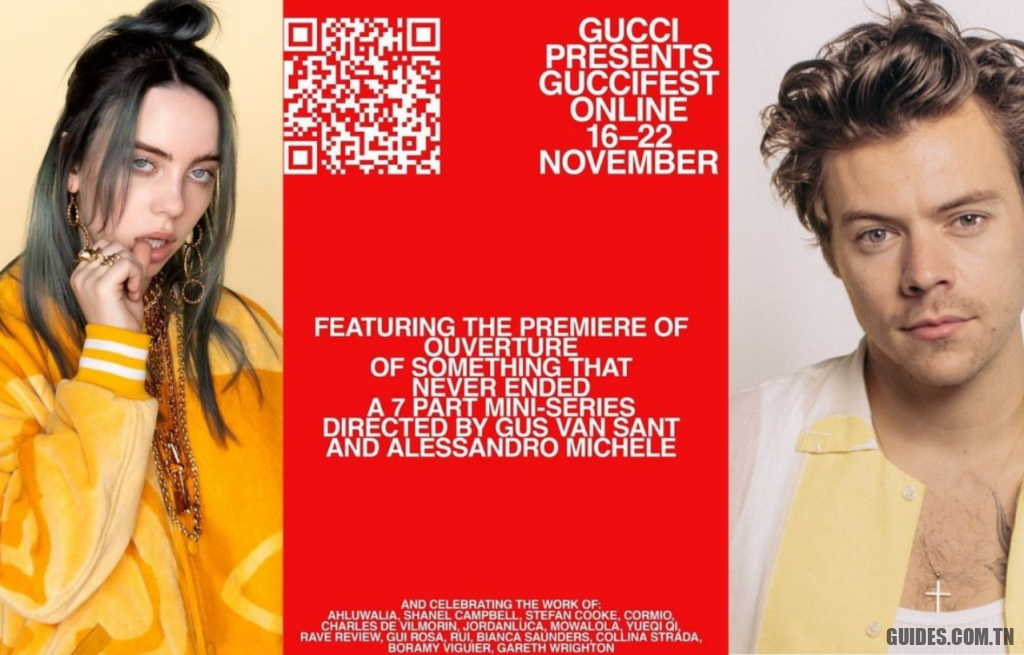 Harry Styles et Billie Eilish dans la mini-série d’Alessandro Michele pour Gucci
