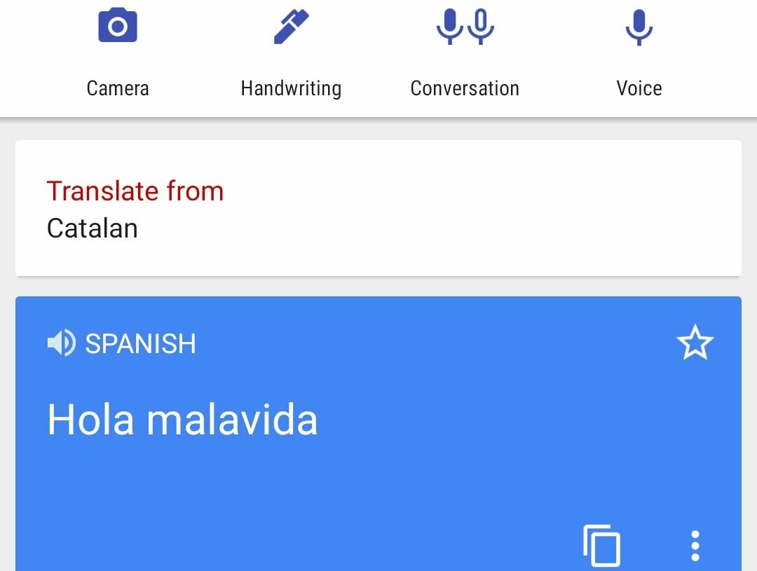 Google Translate accueille favorablement la traduction instantanée, mais nous nous retrouvons avec la bouche sèche