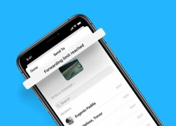 Facebook Messenger introduit également des limites sur le transfert de messages