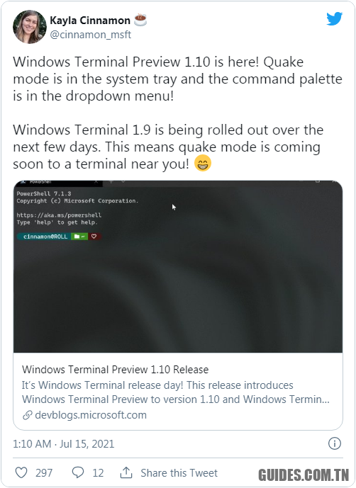 Microsoft publie un aperçu de Windows Terminal 1.10 : plusieurs améliorations sont bienvenues-Windows 10