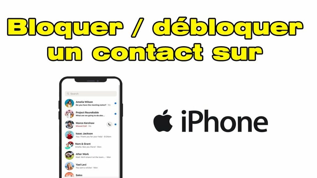 iphone bloquer un contact