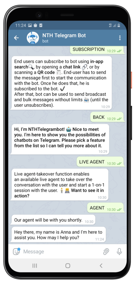 Can you use Telegram for SMS?