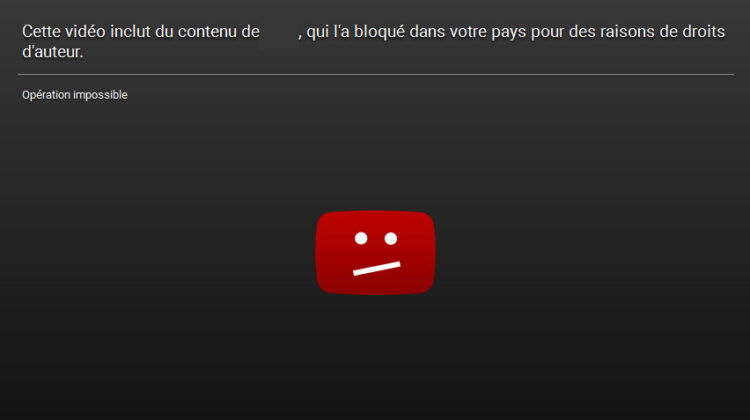 Comment voir une vidéo YouTube bloqué en France ?