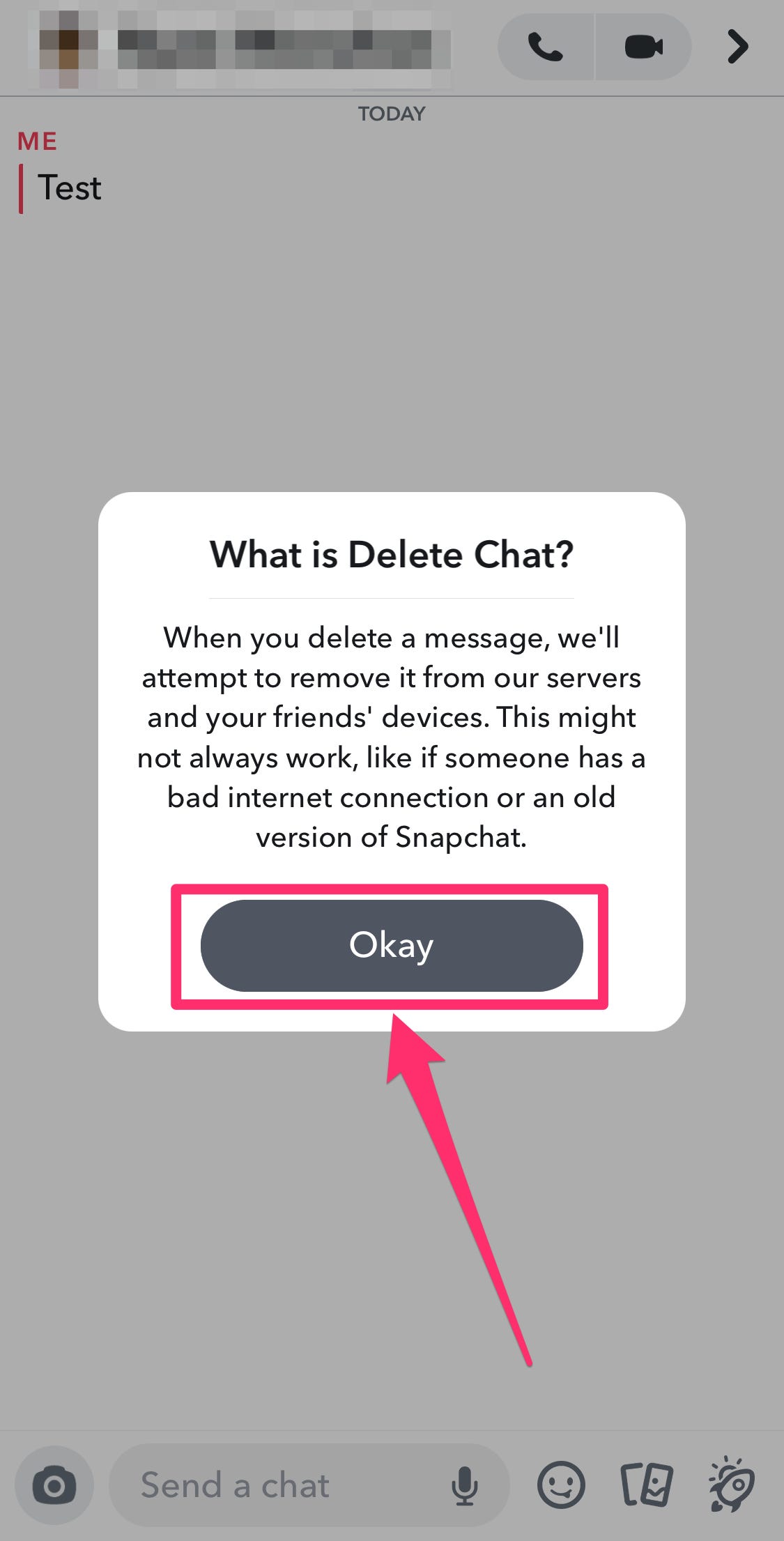 supprimer les messages snapchat 2
