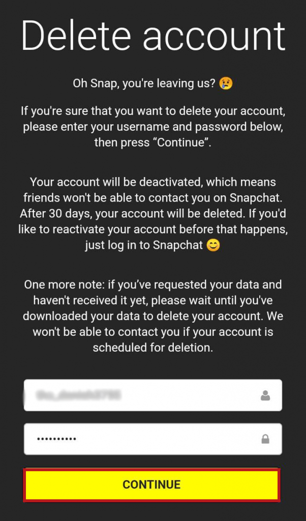Comment supprimer le numéro de téléphone de Snapchat