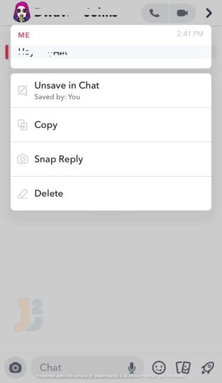 comment annuler l'enregistrement des messages sur Snapchat