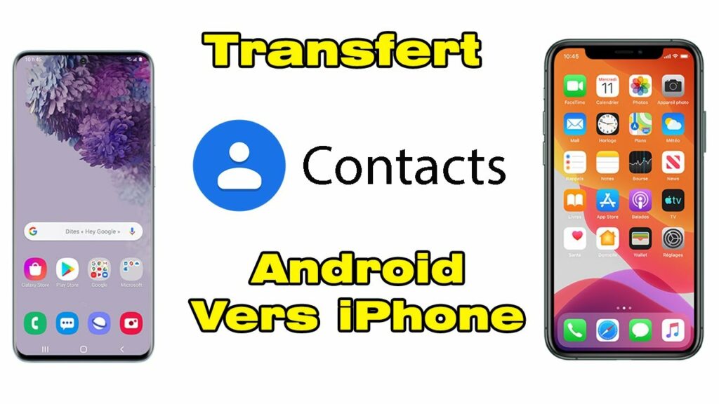 comment transferer application iphone vers android