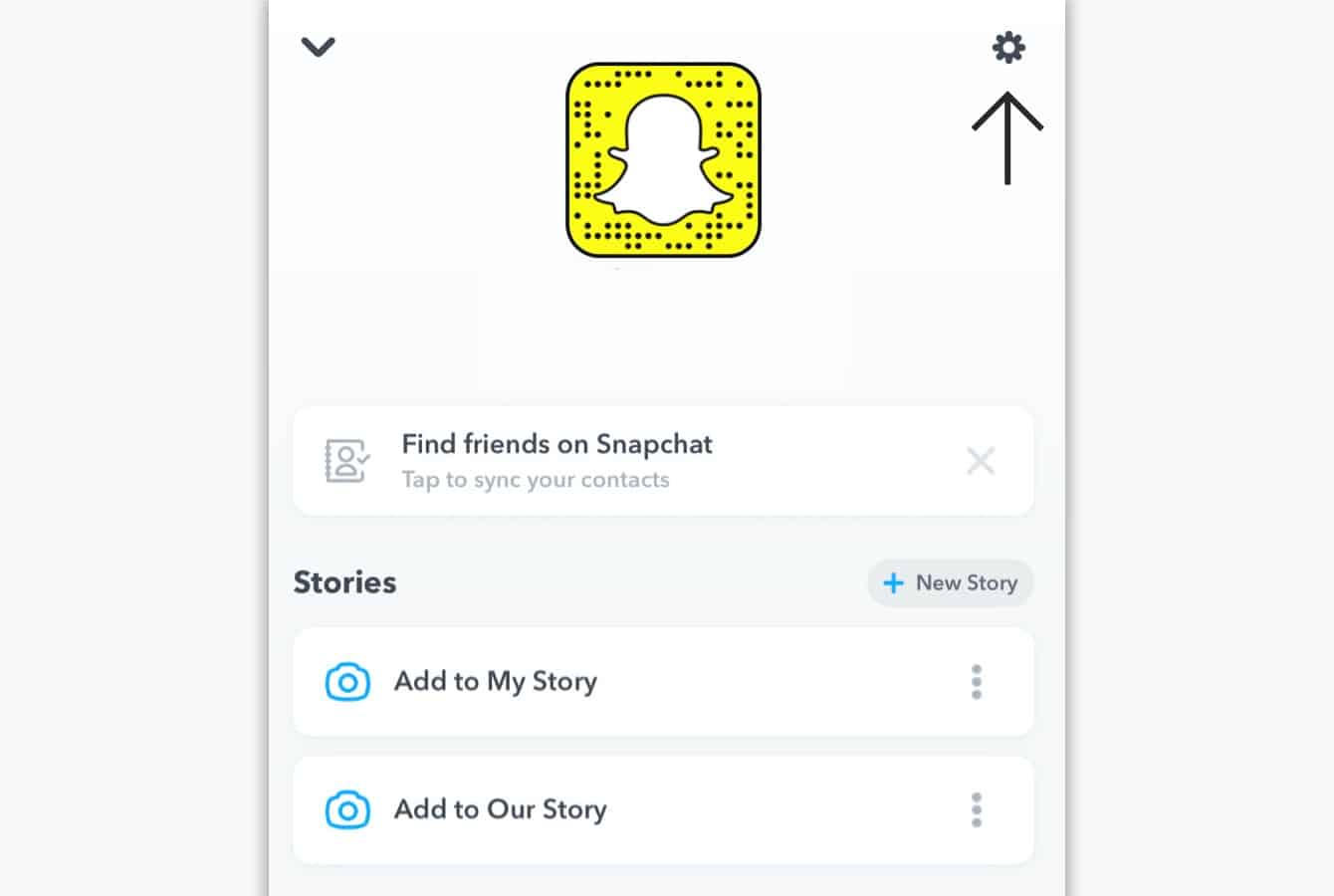 deuxième étape pour supprimer Snapchat d'ios ou d'android