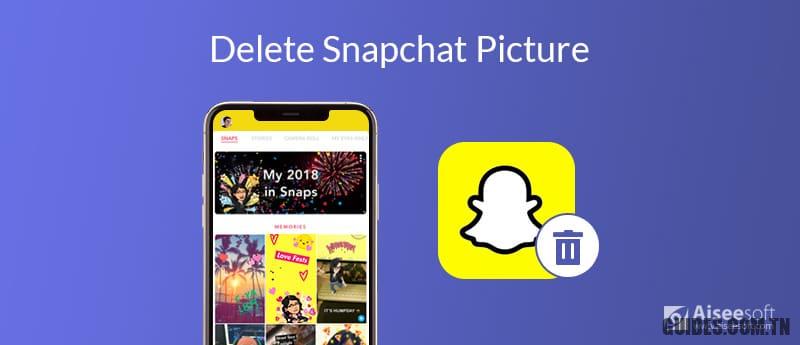 Supprimer les images Snapchat