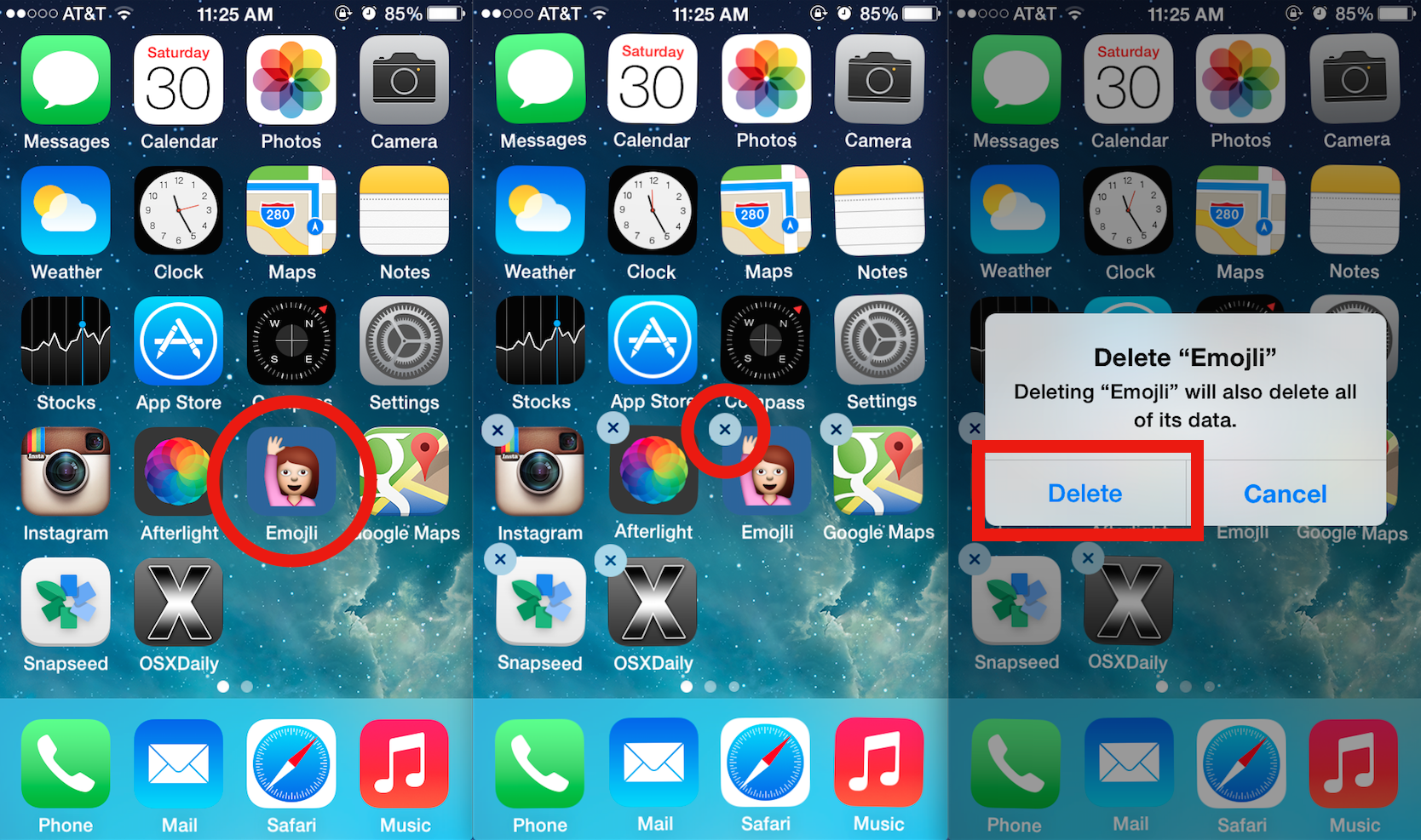 Comment supprimer une icône d'application de l'écran d'accueil iOS