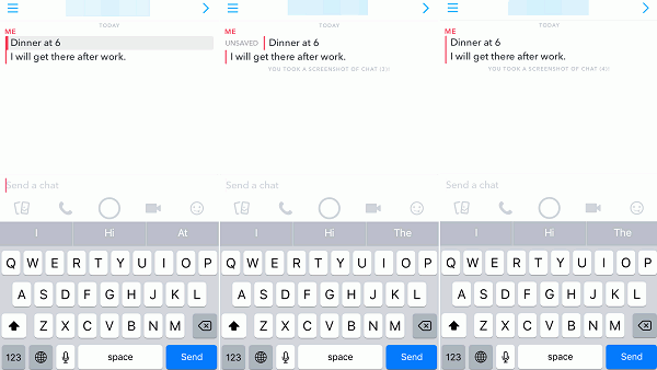 Effacer les messages non enregistrés sur Snapchat
