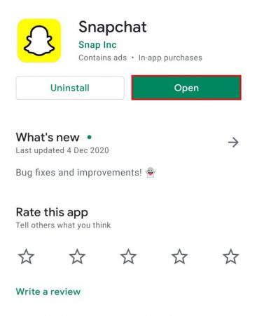 Comment supprimer l'historique de Snapchat récent