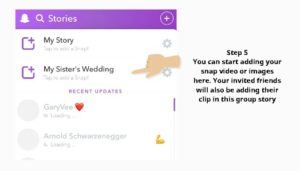 comment utiliser les histoires de groupe snapchat 7