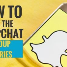 comment utiliser les histoires de groupe snapchat 1