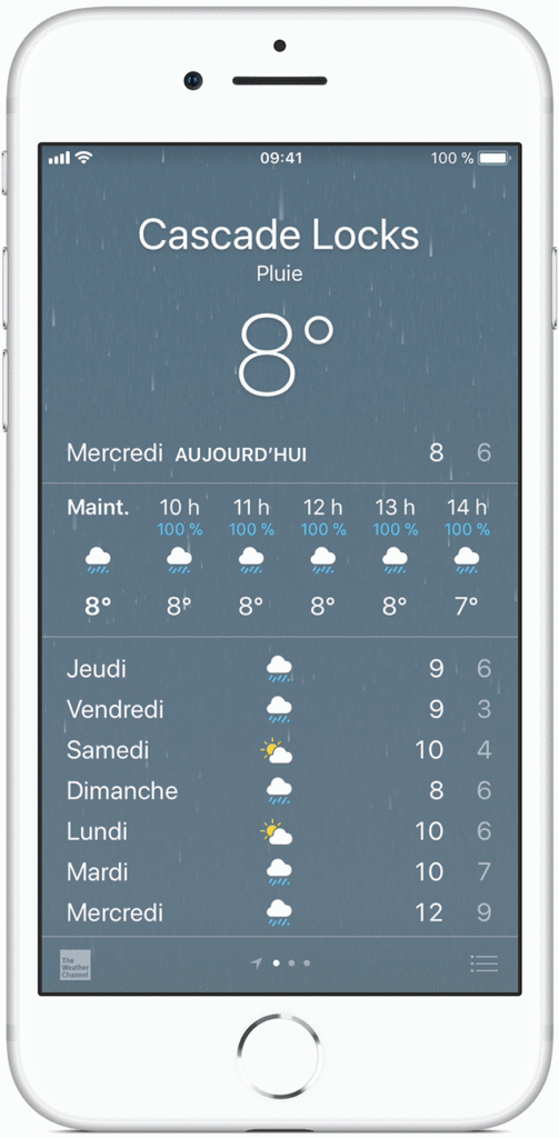 Comment afficher la météo sur iPhone ?