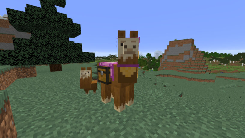 Comment faire avancer un lama dans Minecraft ?