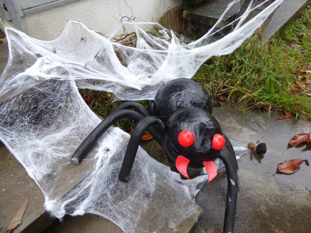Comment faire une araignée géante pour Halloween ?