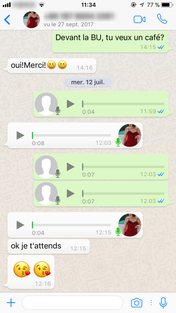 comment récupérer les discussions whatsapp
