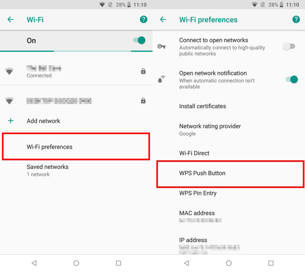 comment trouver code wifi sur android
