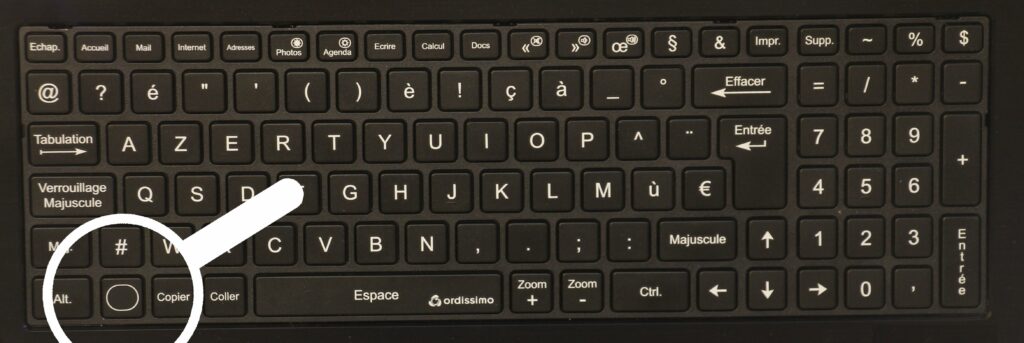 Quelle touche pour activer le clavier ?