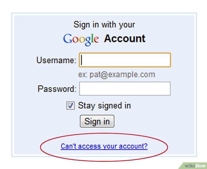 recuperer mot de passe google