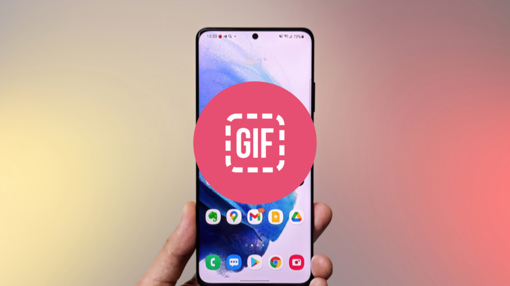 Comment faire des GIF sur Samsung ?