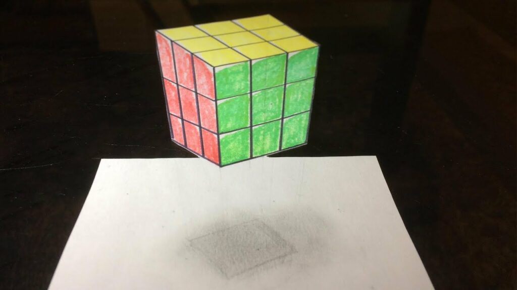 Comment dessiner un cube en 3D ?