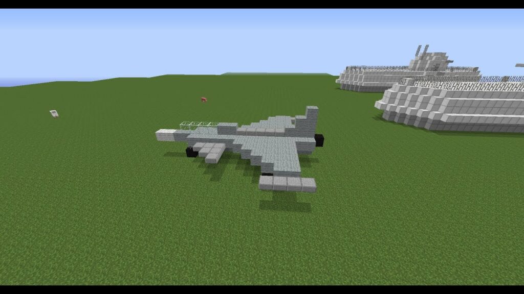 Comment faire un avion facile sur Minecraft ?
