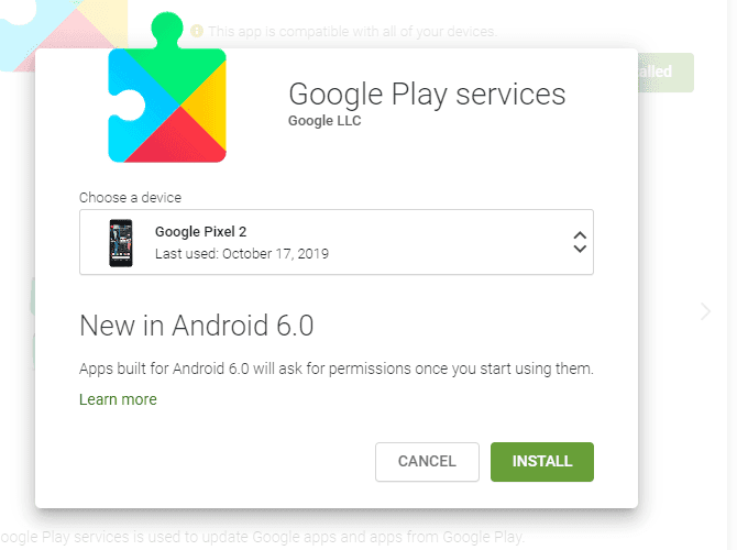 Comment mettre à jour les services Google Play sur Android ?