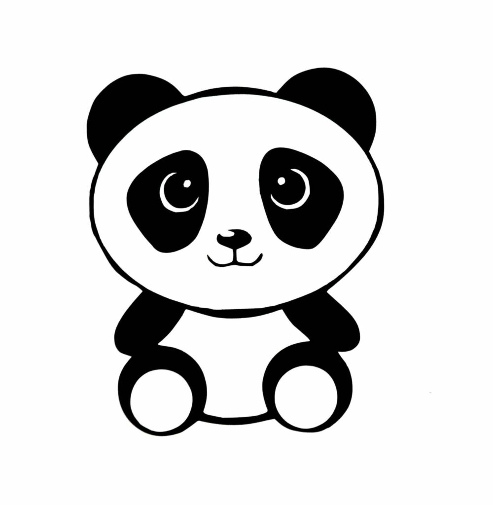 Comment dessiner les yeux de panda ?