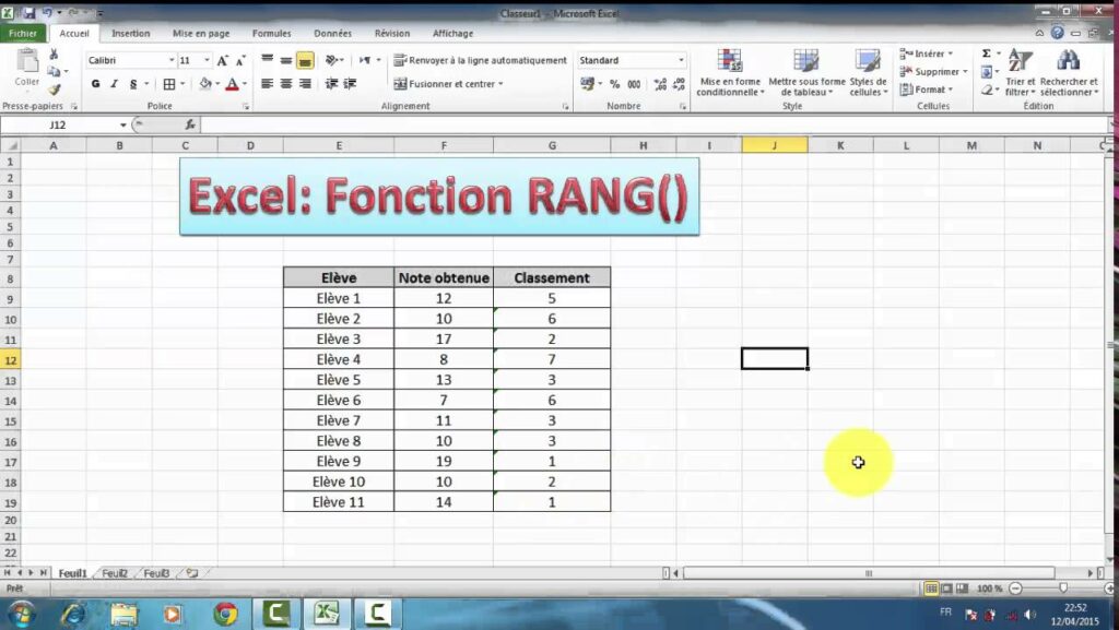 Comment organiser les colonnes sur Excel ?